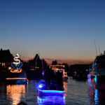 Verlichte Botenshow
